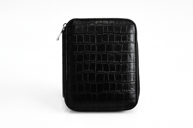 piórniki Etui na 7 piór lub długopisów do 12 cm długości - czarne