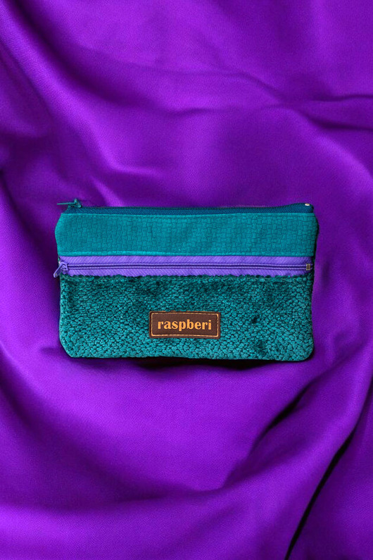 portfele damskie Portfel w kolorze turkusowym