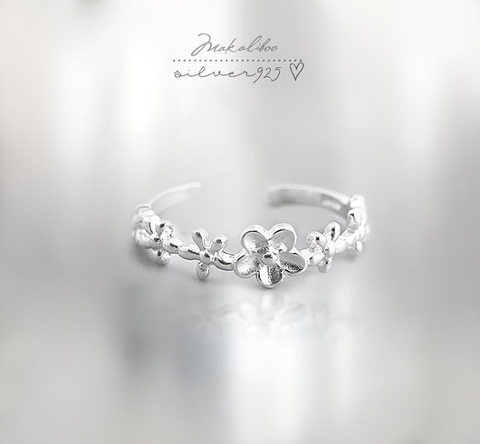 Makaliboo  little flovers   - SREBRO 925 -BOX Ewa Saj  Silver