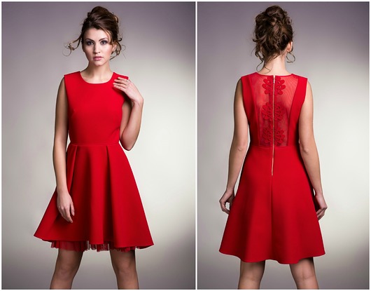 sukienki midi damskie Sukienka Scarlett
