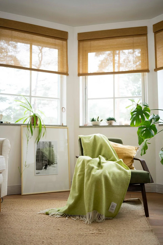 koce i narzuty MIRA w kolorze zielonym