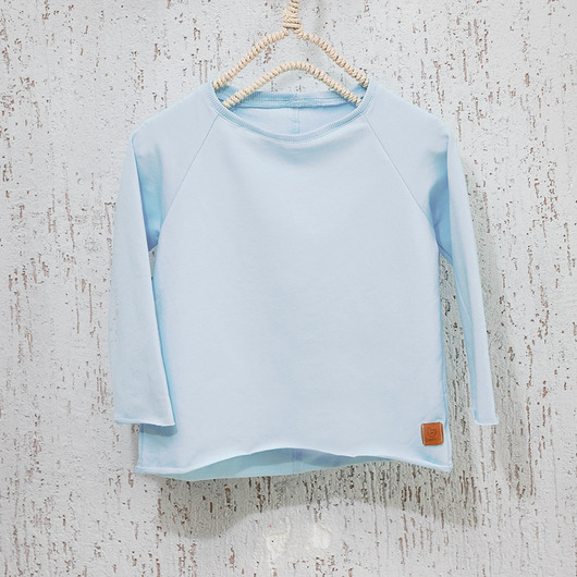 Bluza basic - błękitna Benni