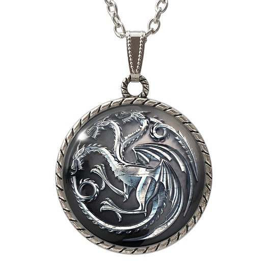 Duży Medalion Targaryen smoki - 0240 EGGinEGG