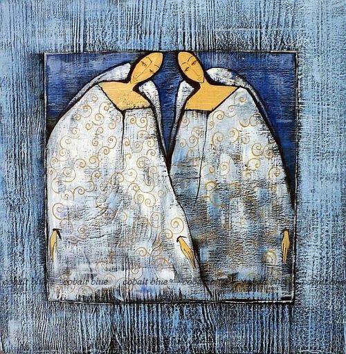 ANIOŁY  .................błękity cobalt