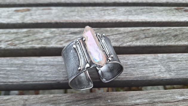 bransoletki wire wrapping Aura - bransoletka regulowana
