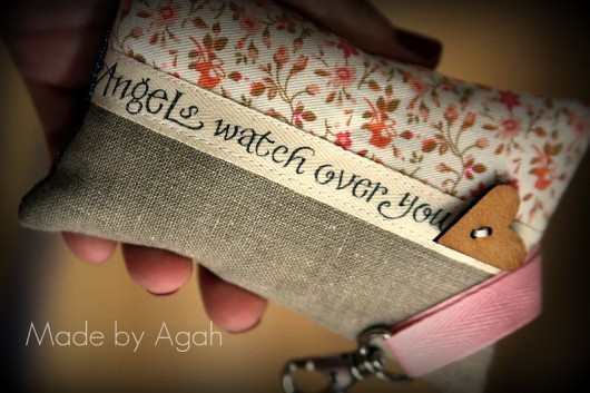 Brelok  &quot;Angels watch over you&quot; made by agah