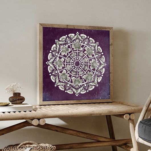 grafiki i ilustracje Mandala. Plakat