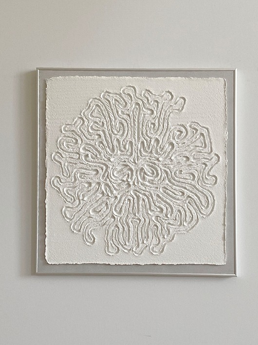 Ozdoby na ścianę Dyfuzja - relief