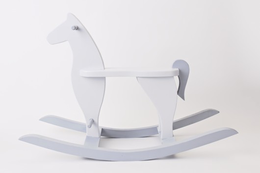 klocki i zabawki drewniane Drewniany Konik Na Biegunach