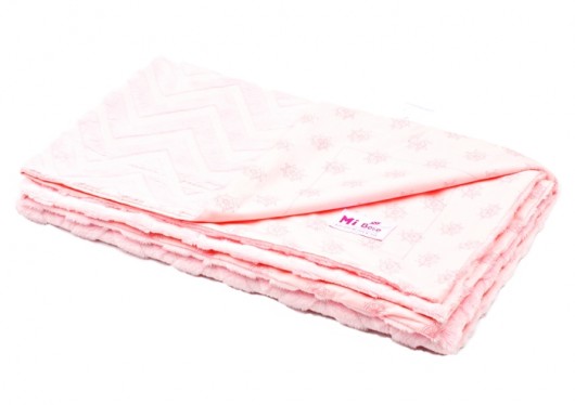 Kocyk 110x140cm minky + GRATIS Mi Bebe