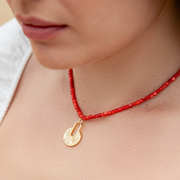 chokery Naszyjnik z koralu