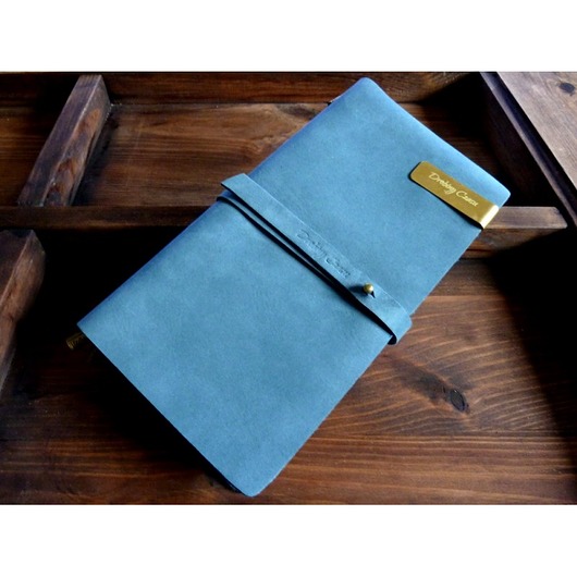 Vintage Notebook Blue DROBINY CZASU