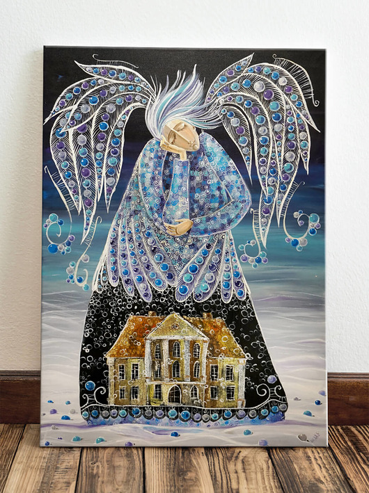 obrazy Łomnica. Dom wdowy. Pieśń kołysanki. Giclee
