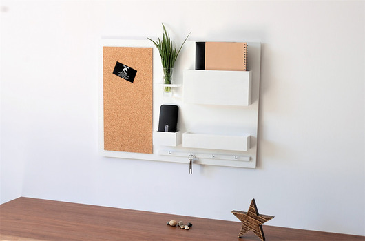 organizery Organizer - 63x45 cm, drewniany, na ścianę,