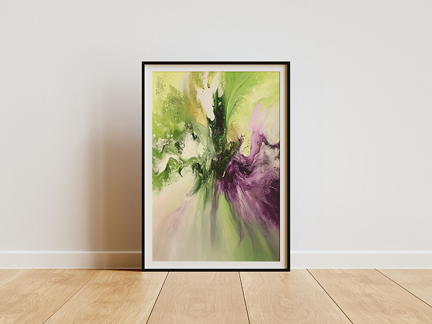 plakaty Plakat - Playful flowers