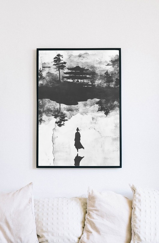 plakaty Plakat - Samotna wojowniczka