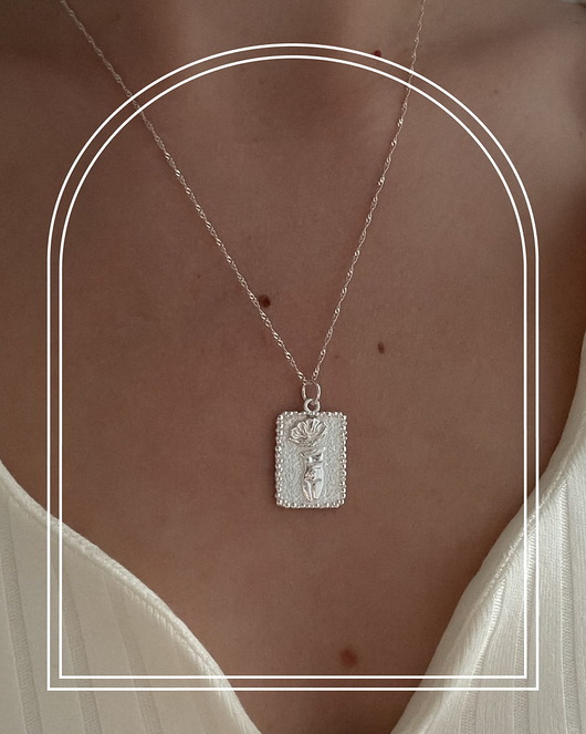 srebrne naszyjniki Naszyjnik Ciałko