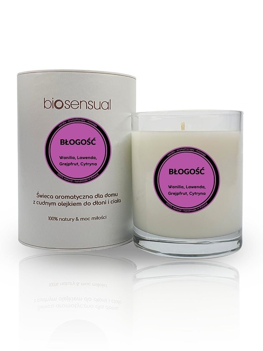 świece zapachowe Świeca do masażu i aromaterapii BŁOGOŚĆ 200g