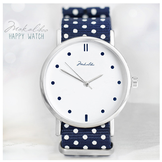 Prezent - Granatowy Simple Watch Makaliboo