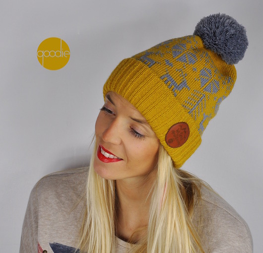 Czapka HYGGE - musztarda Goodie