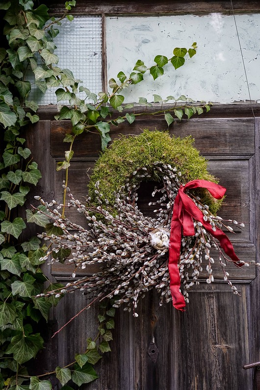 wianki wielkanocne Wianek Wielkanocny Wiosenny wianek na drzwi lub stół