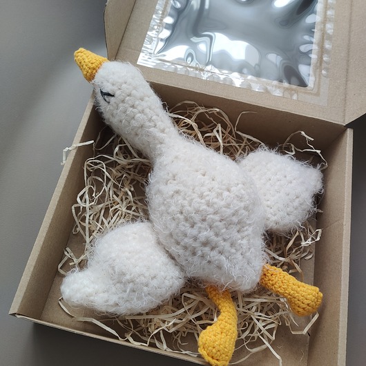 przytulanki dla niemowląt i dzieci Przytulanki gąski - białe maskotki - gęś GOOSE FAMILY