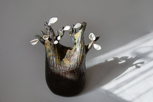 figurki i rzeźby Rzeźba ceramiczna Baobab