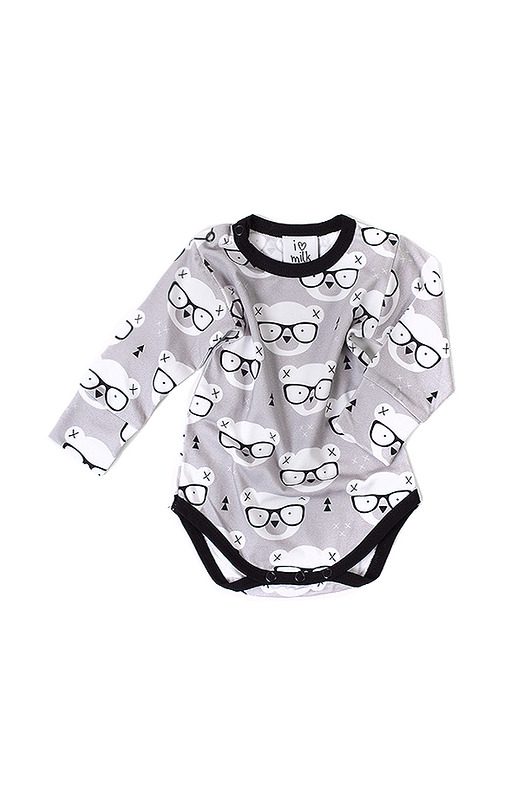 Body długi rękaw Grey Bear ilovemilk