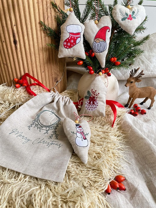 ozdoby choinkowe Świąteczne ozdoby pachnące - IV