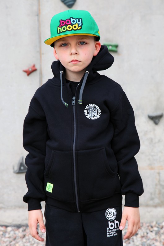 BLUZA BABYHOOD FAMILY 1ST BLACK babyhood