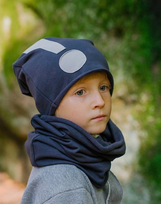 czapki dziecięce CZAPKA BOB grafit