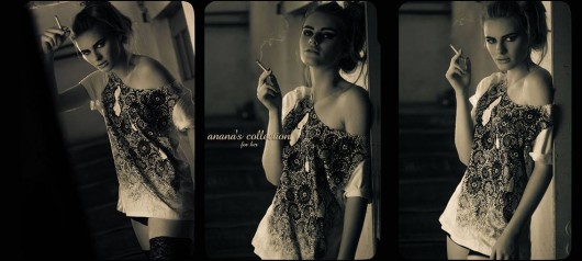 Black lace. Ananas Project