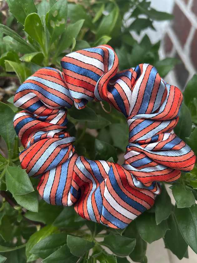 gumki do włosów Jedwabna gumka scrunchie z upcyclingu