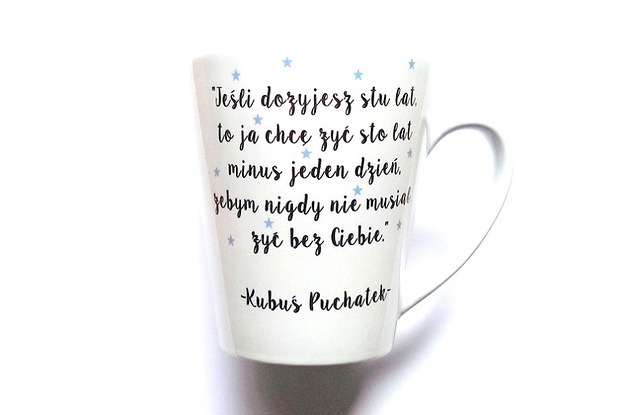 Kubek Latte Kubuś Puchatek FarrowDesign