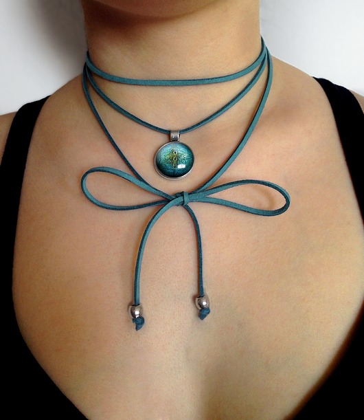 Choker Oko jaszczura - 0100 EGGinEGG