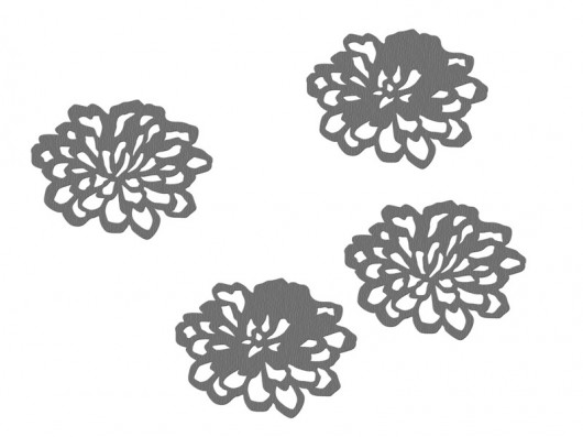 4x szare DALIE 10x13cm w świątecznej cenie AT design