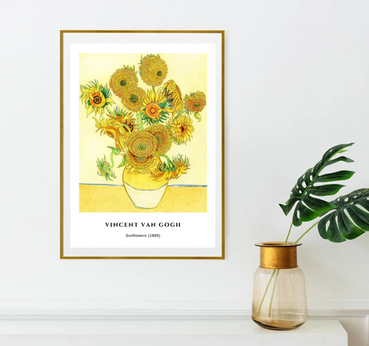 plakaty PLAKAT Słoneczniki , Vincent van Gogh, wystawowy