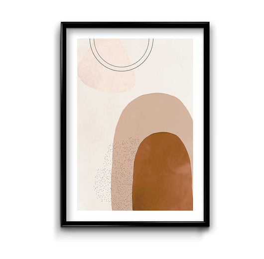 plakaty Plakat Abstract Beige No.1