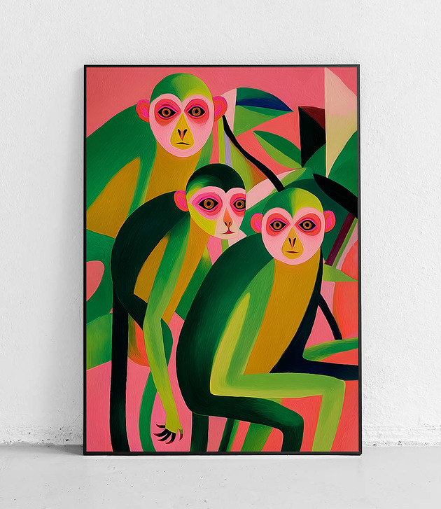 plakaty Plakat Trzy spojrzenia dżungli