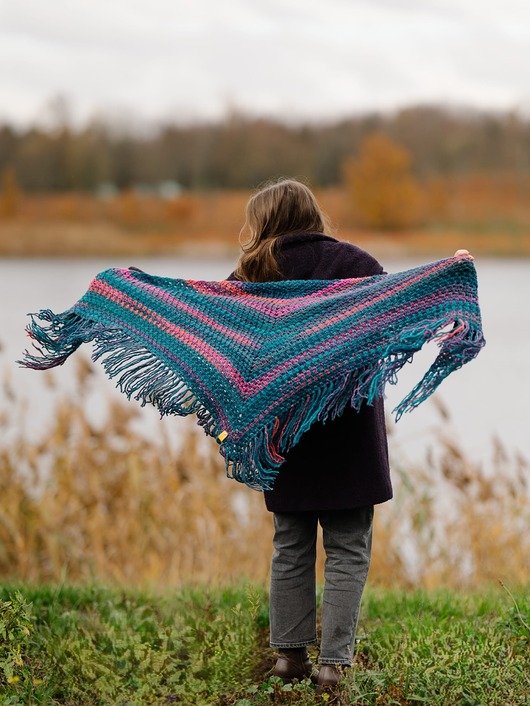 szale damskie Wysyłka w poniedziałek Chusta MAXCOLOR kosmiczne energie