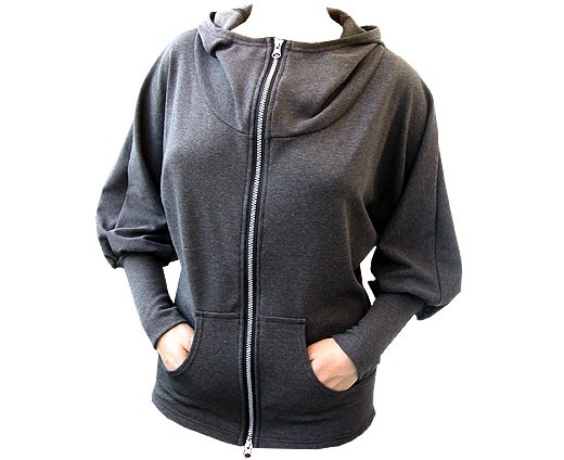 Kimonowa Bluza z Kapturem i kieszeniami - 44 StreetStyle