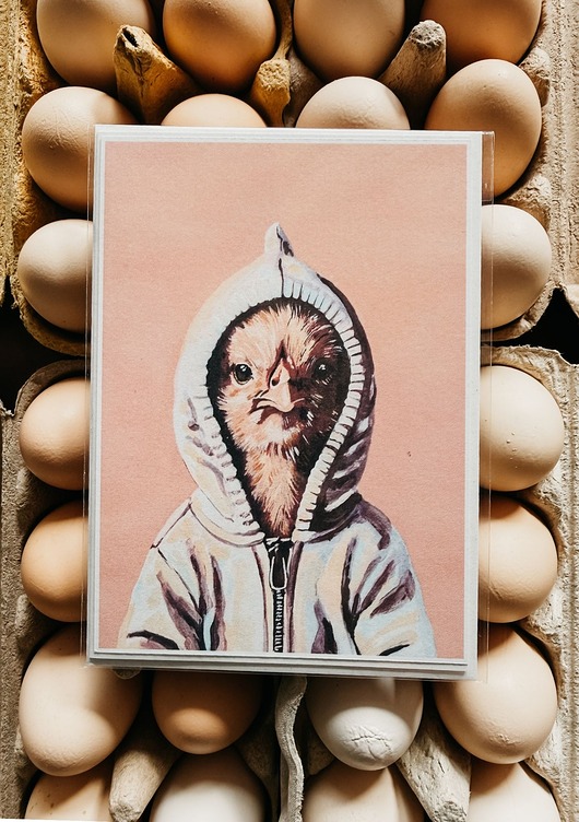 kartki wielkanocne Kartka wiosenna "Pi pi pi"