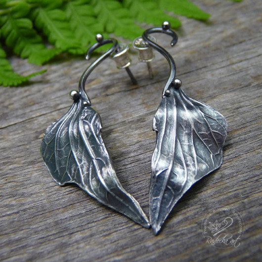 kolczyki wire wrapping Fantasy World