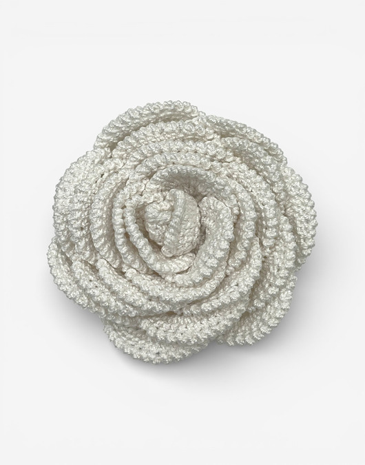 broszki Broszka róża XL - biała