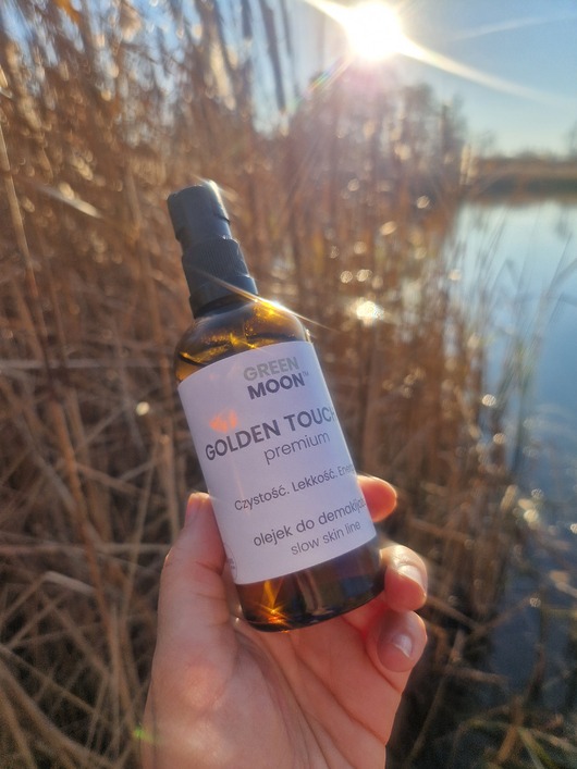 olejki do twarzy 100% wegański olejek do demakijażu twarzy GOLDEN TOUCH óil premium