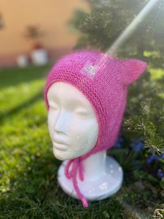 dziewczynka - inne Wiosenna bonetka z merino & kids silk 