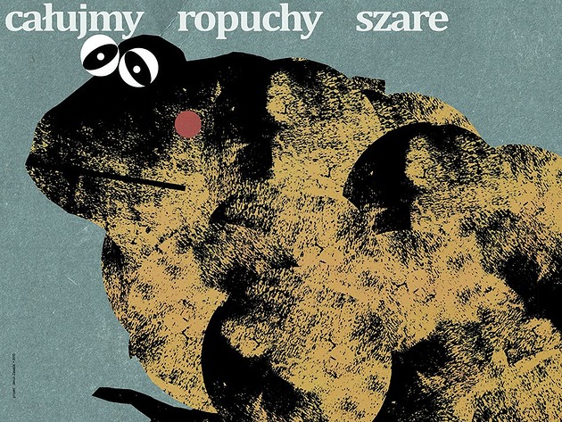 Całujmy ropuchy szare / Poster 40x30 Galeria LueLue