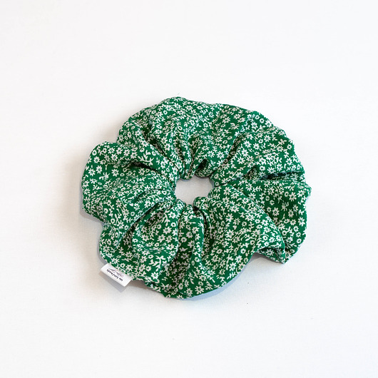 gumki do włosów Big scrunchie FLOWER VISCOSE