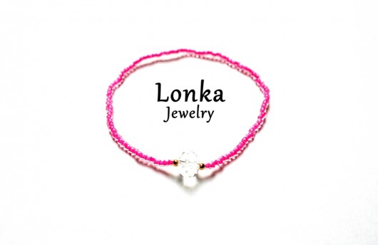 Bransoletka Lonka Jewelry toho+transp.kryształek Lonka Jewelry