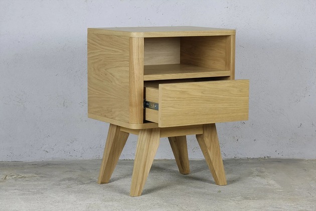 szafki Szafka Nocna Mini 1+1  / Szafka nocna z półką i szufladą / 45cm